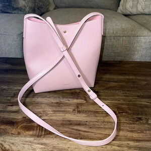 Samara Medium Light Pink Vegan Shoulder Bag Purse